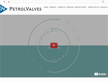 Tablet Screenshot of petrolvalves.com